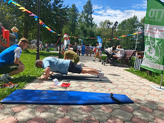 Елизовчане сдали нормы ГТО в парке "Сказка"